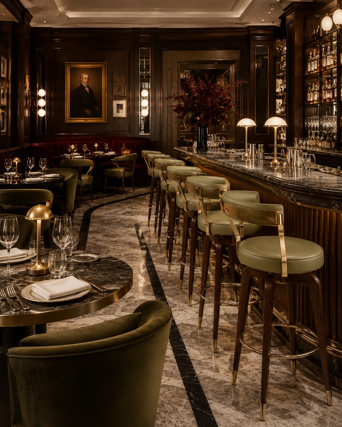 Hotel lounge